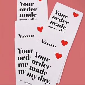 Your Order Made My Day Thank you Cards
